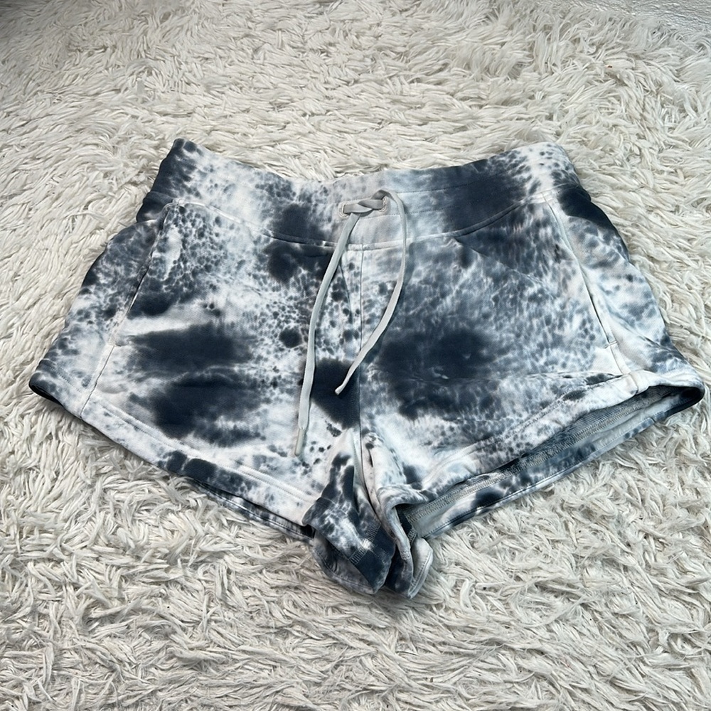 Lululemon Inner Glow Short 3" *Terry Marble Dye Classic Navy